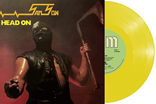 SAMSON - HEAD ON (BRIGHT YELLOW) - Vinyl Record image 9