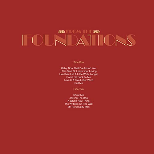 FOUNDATIONS - FROM   (ORANGE SMOKE VINYL) - Vinyl Record image 4