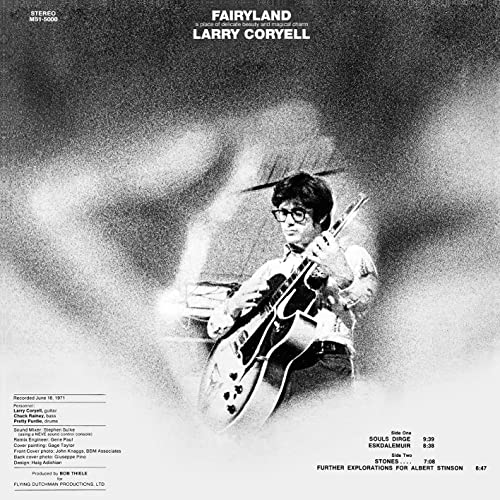 LARRY CORYELL - FAIRYLAND (PINK/WHITE MARBLE VNYL) (RSD 2022) - Vinyl image 3