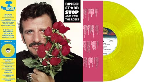 RINGO STARR - STOP & SMELL THE ROSES (YELLOW SUBMARINE VINYL) - Vinyl R image 1