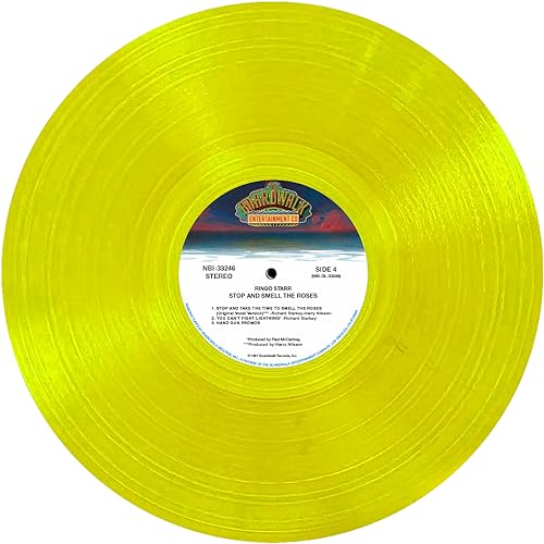 RINGO STARR - STOP & SMELL THE ROSES (YELLOW SUBMARINE VINYL) - Vinyl R image 4