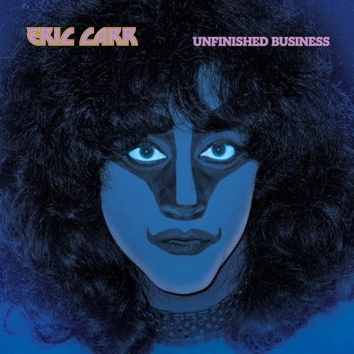 ERIC CARR - UNFINISHED BUSINESS (BLUE VINYL CD REPLICA) - CDD image 2