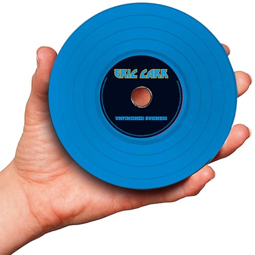 ERIC CARR - UNFINISHED BUSINESS (BLUE VINYL CD REPLICA) - CDD image 6