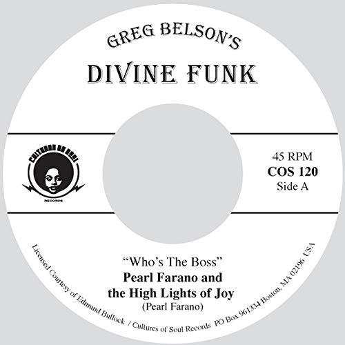 PEARL FARANO / ZELLA - WHO'S YOUR BOSS / DAYS ARE JUST LIKE PEOPLE - image 1