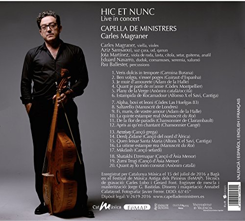 Guiraut dEspanha de - Capella De Ministrers: Hic Et Nunc - CD image 2
