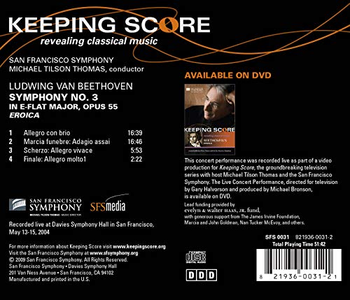San Francisco Sympho - Beethoven: Symphony No. 3, Ero - CD image 3