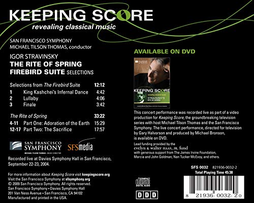 San Francisco Sympho - Stravinsky: The Rite of Spring - CD image 3