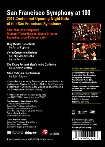 San Francisco Sympho - at 100 - DVD image 3