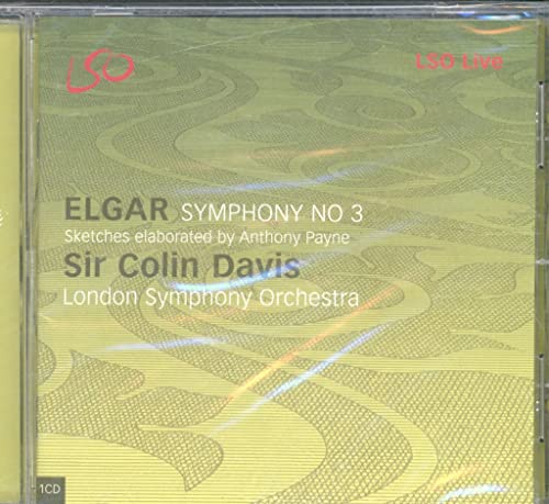 SIR COLIN DAVIS - ELGAR / SYMPHONIE N 3 - CD ALBUM image 1
