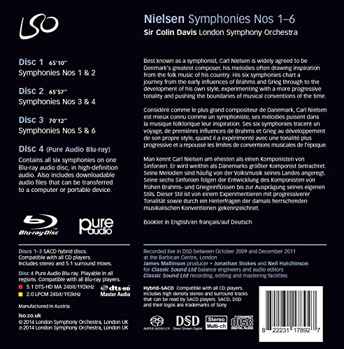 LONDON SYMPHONY ORCH - NIELSEN / SYMPHONIES NO.1-6 - CD ALBUM image 2