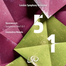 LONDON SYMPHONY ORCH - SHOSTAKOVICH: SYMPHONIES NOS. 5 & 1 - CD ALBUM image 1