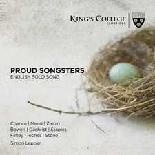 Proud Songsters: English Solo Song - CD image 1
