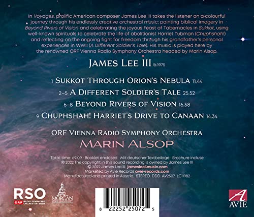 Voyages - Orchestral Music By James Lee III - CD image 2