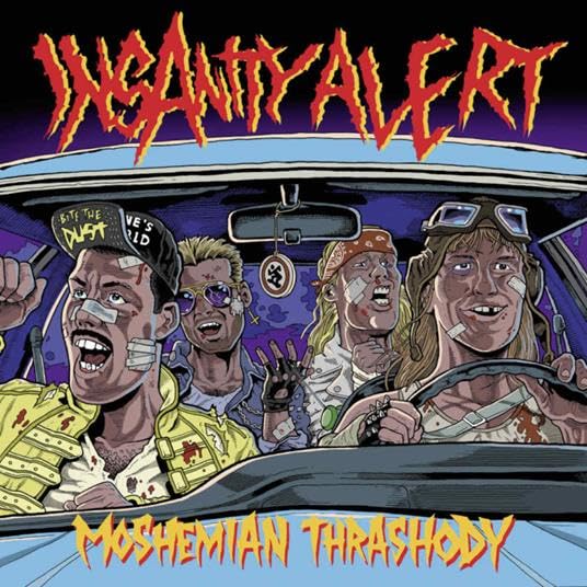 INSANITY ALERT - MOSHEMIAN THRASHODY EP (SPLATTER VINYL) - Vinyl Record image 1
