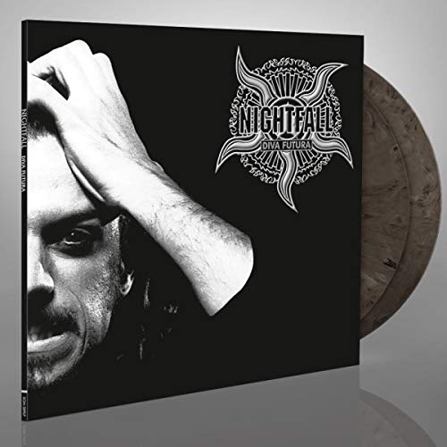 NIGHTFALL - DIVA FUTURA (GREY / BLACK MARBLE VINYL) - Vinyl Record DLP image 1