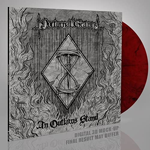 NOCTURNAL GRAVES - AN OUTLAW’S STAND (RED/BLACK VINYL) - Vinyl Record image 1