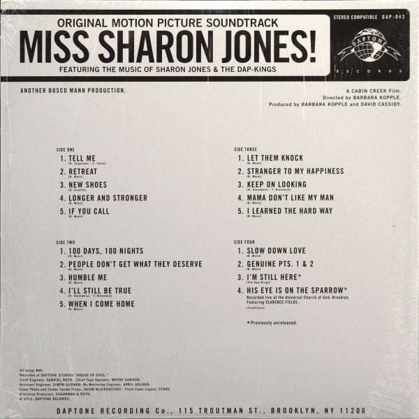 SHARON & THE DAP-K J - Miss Sharon Jones! (Original Motion Picture Sound image 2
