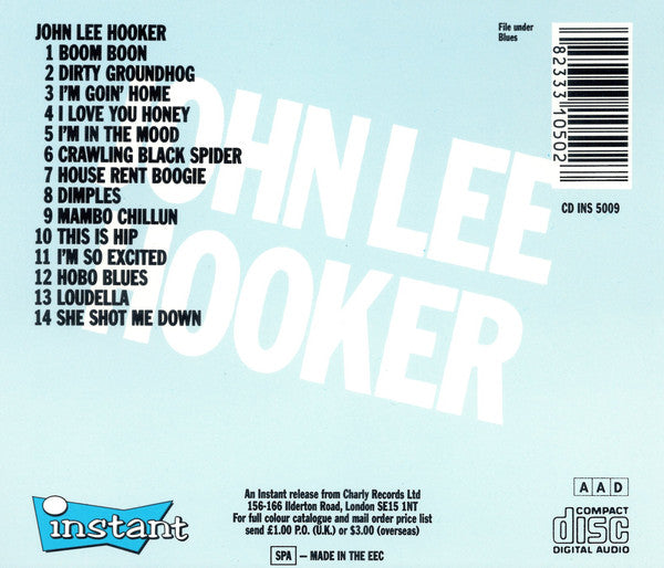 John Lee Hooker - Boogie Man - Used CD image 2