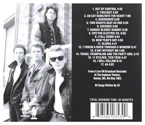 U2 - Boston 1983 - CD image 3