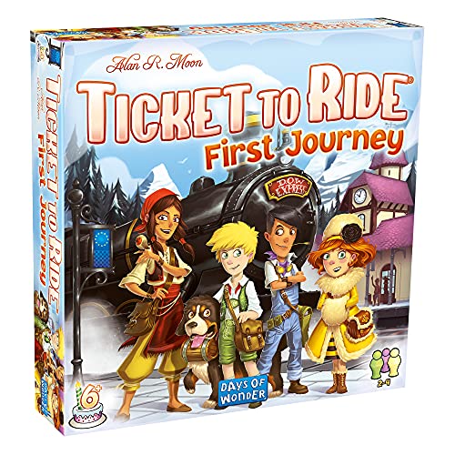 Ticket to Ride : First Journey Europe Board Game - Non-book item image 1