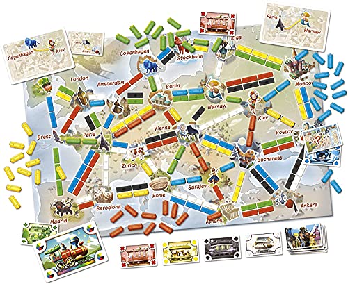 Ticket to Ride : First Journey Europe Board Game - Non-book item image 4