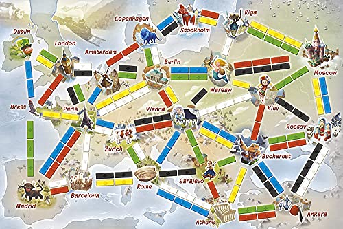 Ticket to Ride : First Journey Europe Board Game - Non-book item image 5