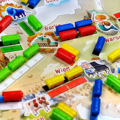 Ticket to Ride : First Journey Europe Board Game - Non-book item image 8