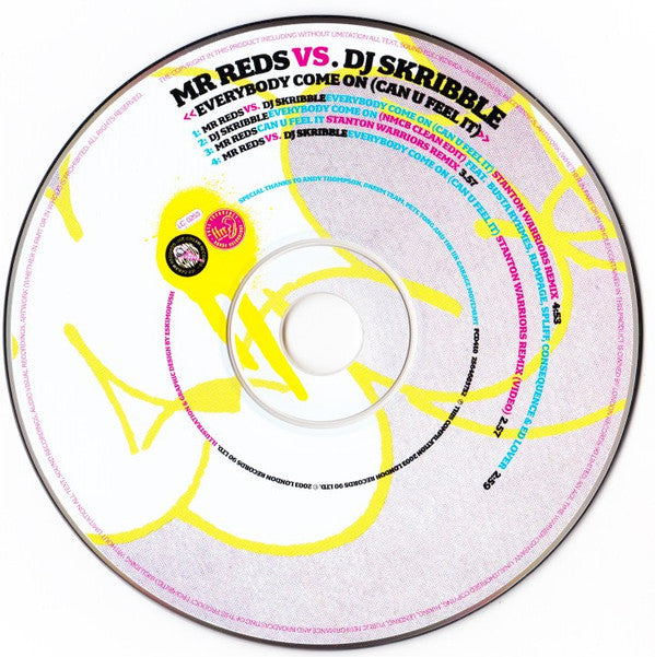 Mr. Reds - Everybody Come On (Can U Feel It) - CD image 3