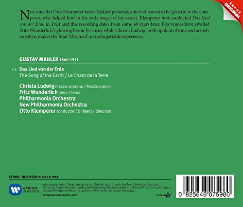 Gustav Mahler - Das Lied Von Der Erde (The Song Of The Earth) - CD image 2
