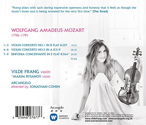 Wolfgang Amadeus Moz - Violin Concertos 1 & 5 • Sinfonia Concertante image 2