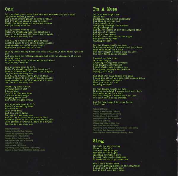 Ed Sheeran - X - CD image 6