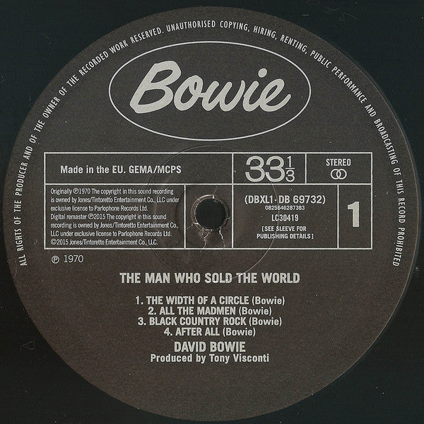 David Bowie - Man Who Sold The World - Vinyl Record image 1