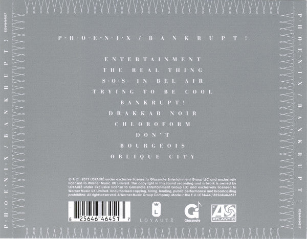 Phoenix - Bankrupt! - Used CD image 2