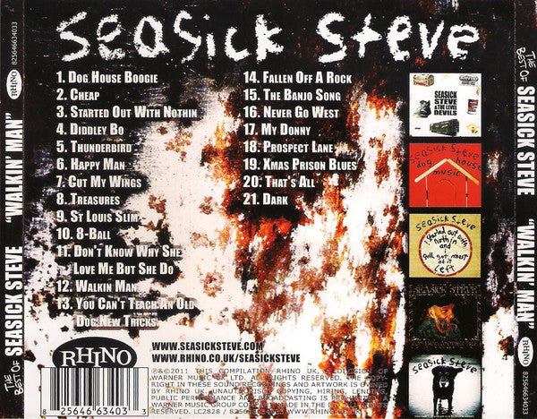 Seasick Steve - Walkin' Man The Best Of - Used CD image 6