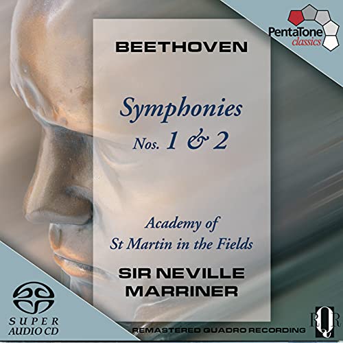NEVILLE MARRINER / A - BEETHOVEN SYMPHONY 1 & 2 - CD image 1