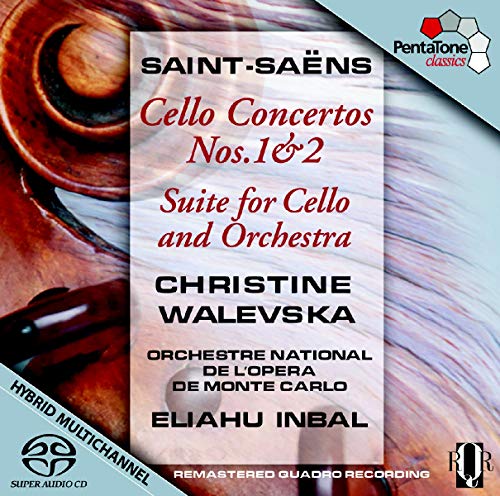 Christine Walevska - Saint-Saens: Cello Concertos Nos. 1 & 2/... - CD image 1