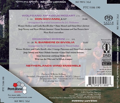 Netherlands Wind Ens - Mozart/Rossini: Arrangements for Wind Instruments image 2