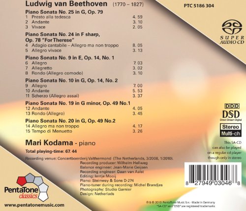 Ludwig van Beethoven - : Piano Sonatas - CD image 2