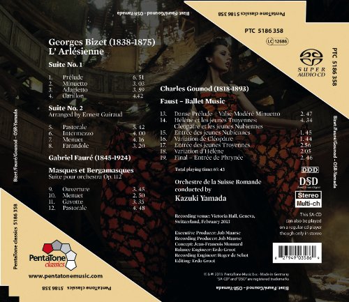 Georges Bizet - L'Arlésienne / Masques Et Bergamasques / Faust Ballet M image 2