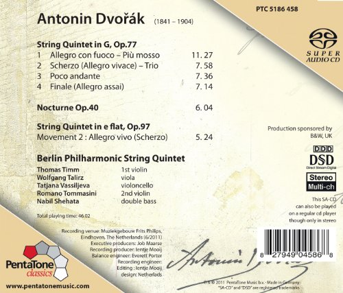 Berlin Philharmonic - Dvorák: String Quintet in G Major Op. 77/Nocturne image 2