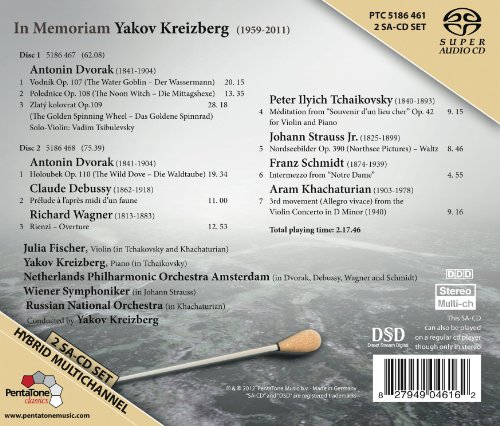 Antonin Dvorák - In Memoriam Yakov Kreizberg - SAC2 image 2