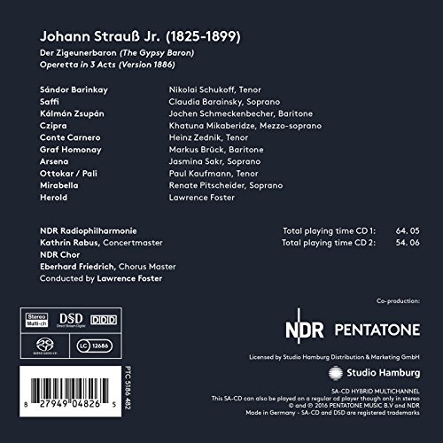 Johann Strauss II - Johann Strauss Jr.: Der Zigeunerbaron - SAC2 image 2