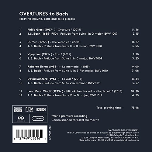 Matt Haimovitz - Overtures To Bach - SACD image 2