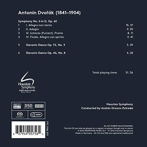 Antonin Dvorák - Antonín Dvorák: Symphony No. 6/2 Slavonic Dances - C image 2
