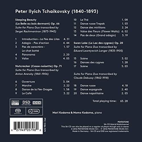 Pyotr Ilyich Tchaiko - Tchaikovsky: Ballet Suites for Piano Duo - CD image 2