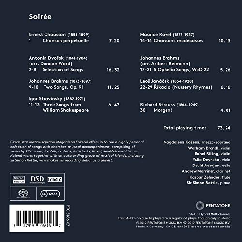 Aribert Reimann - Magdalena KozenÃ¡ & Friends: SoirÃ©e - CD image 2