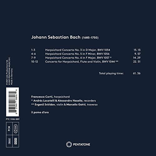 FRANCESCO CORTI; IL - BACH HARPSICHORD CONCERTOS PA - CD image 2