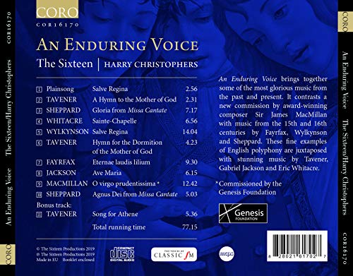 Sixteen - /Harry Christophers: An Enduring Voice - CD image 2