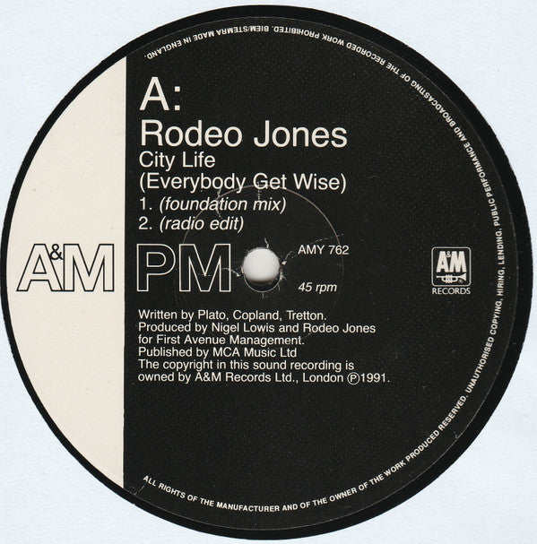 Rodeo Jones - Get Wise! - Used Vinyl Record 12" image 2