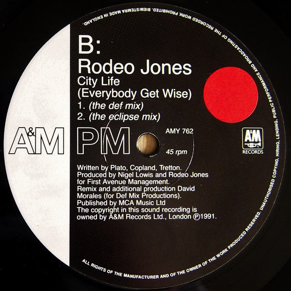 Rodeo Jones - Get Wise! - Used Vinyl Record 12" image 3